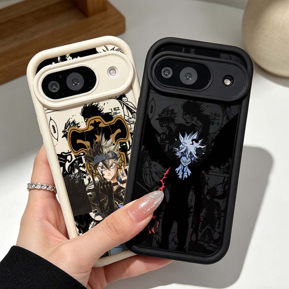Google Pixel 9 Pro - Funda de silicona para teléfono Black