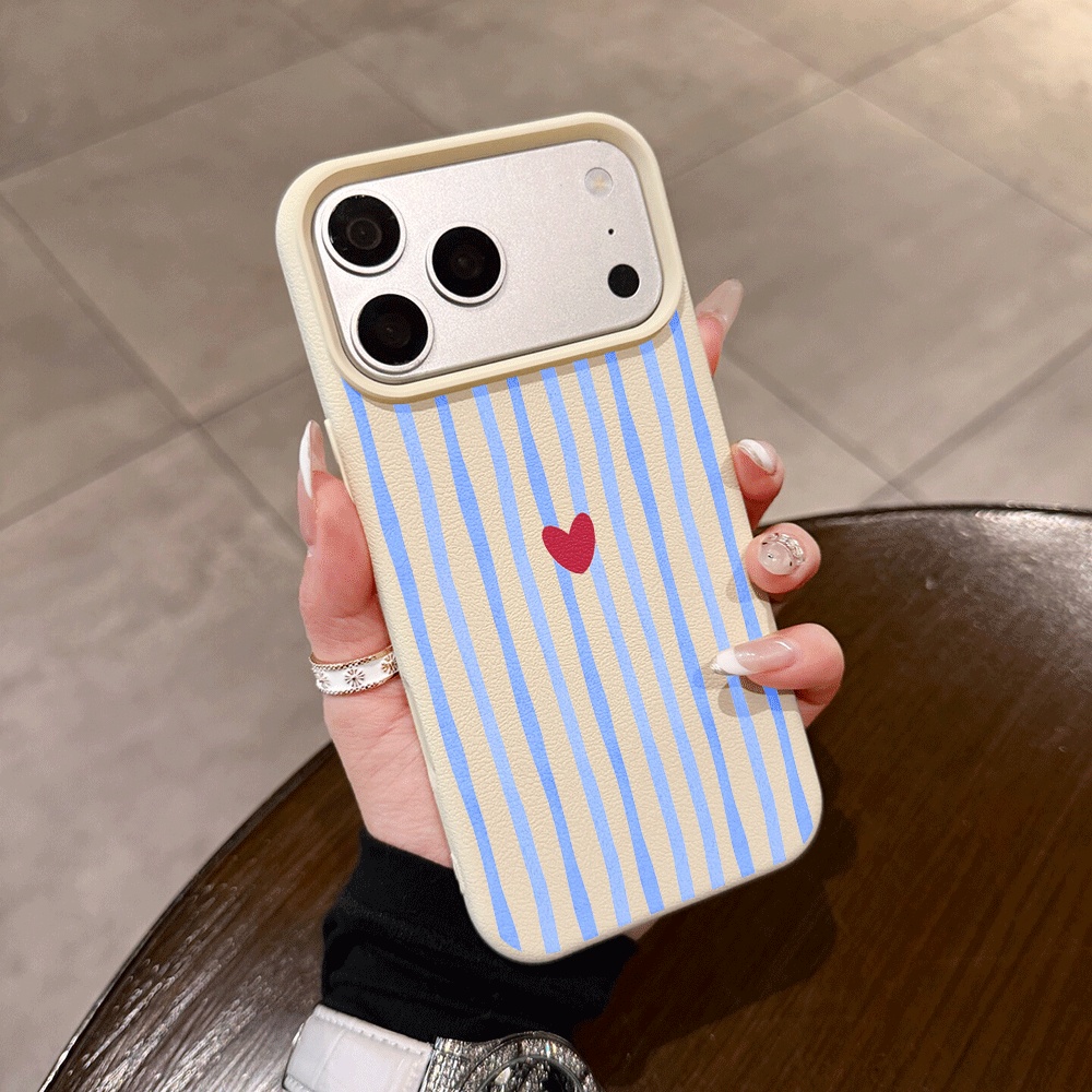 Apple Iphone 15 - Funda de Silicona Mate con Rayas