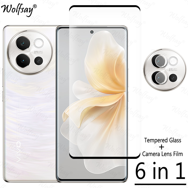 Vivo V40 - Cubierta completa de vidrio templado para