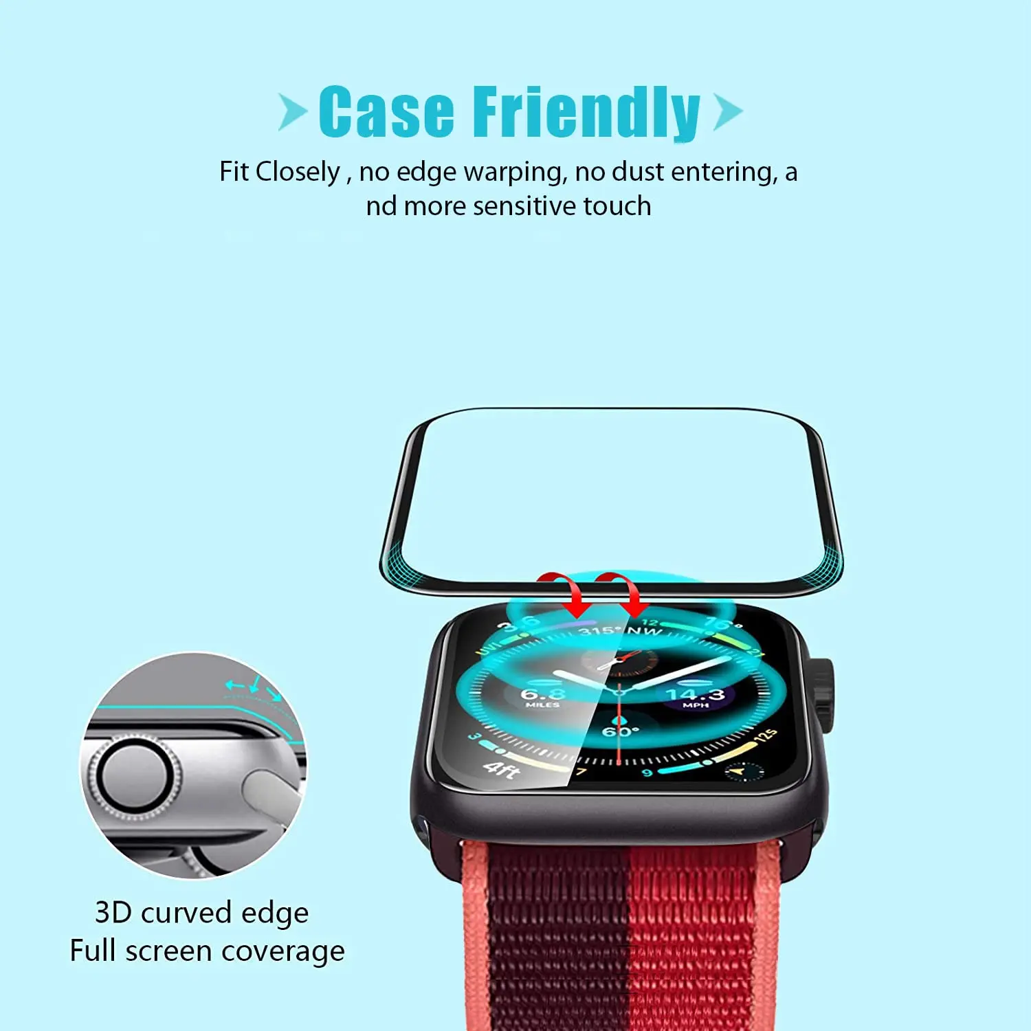 Protector de Pantalla 3D de Vi - Smartwatch Screen Film reseña y precio