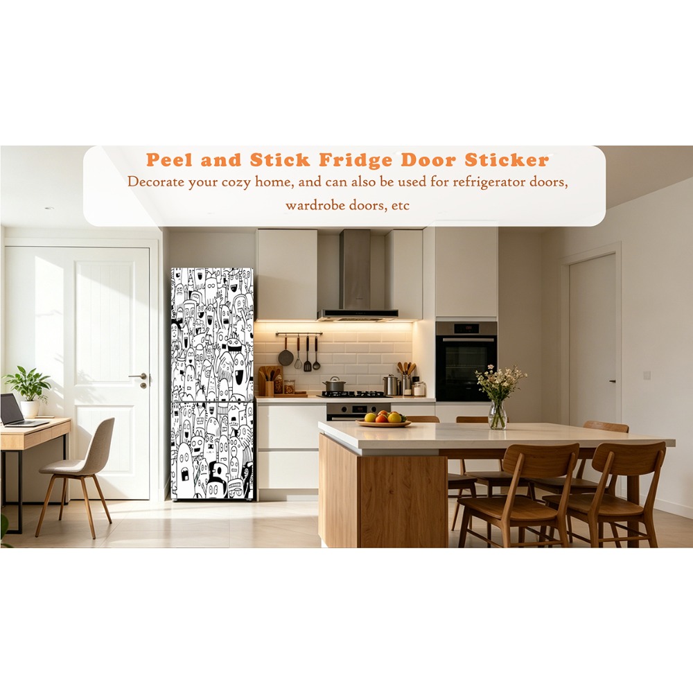Pegatina para refrigerador con - Full Cover Adhesive reseña y precio