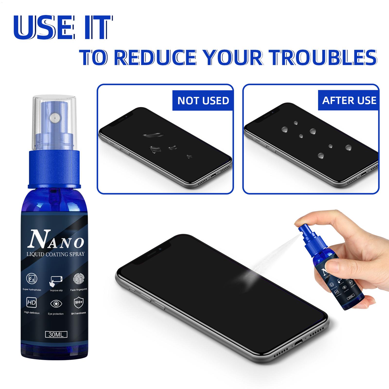 Protector de Pantalla Líquido  - Oleophobic Coating Spray reseña y precio