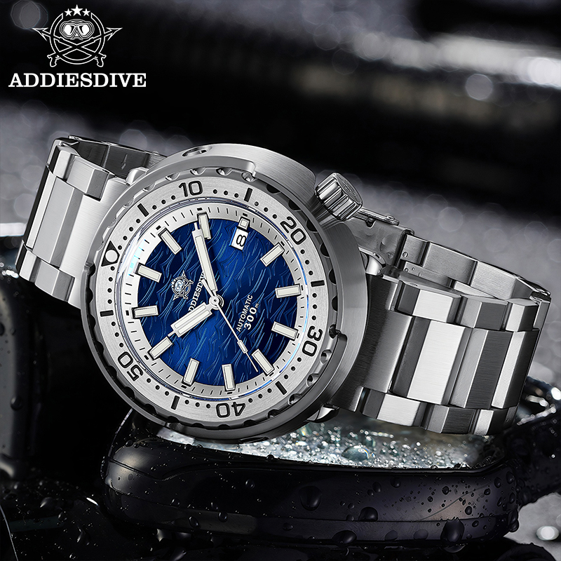 Reloj de buceo ADDIESDIVE Tuna - Anti Blue Light Film reseña y precio