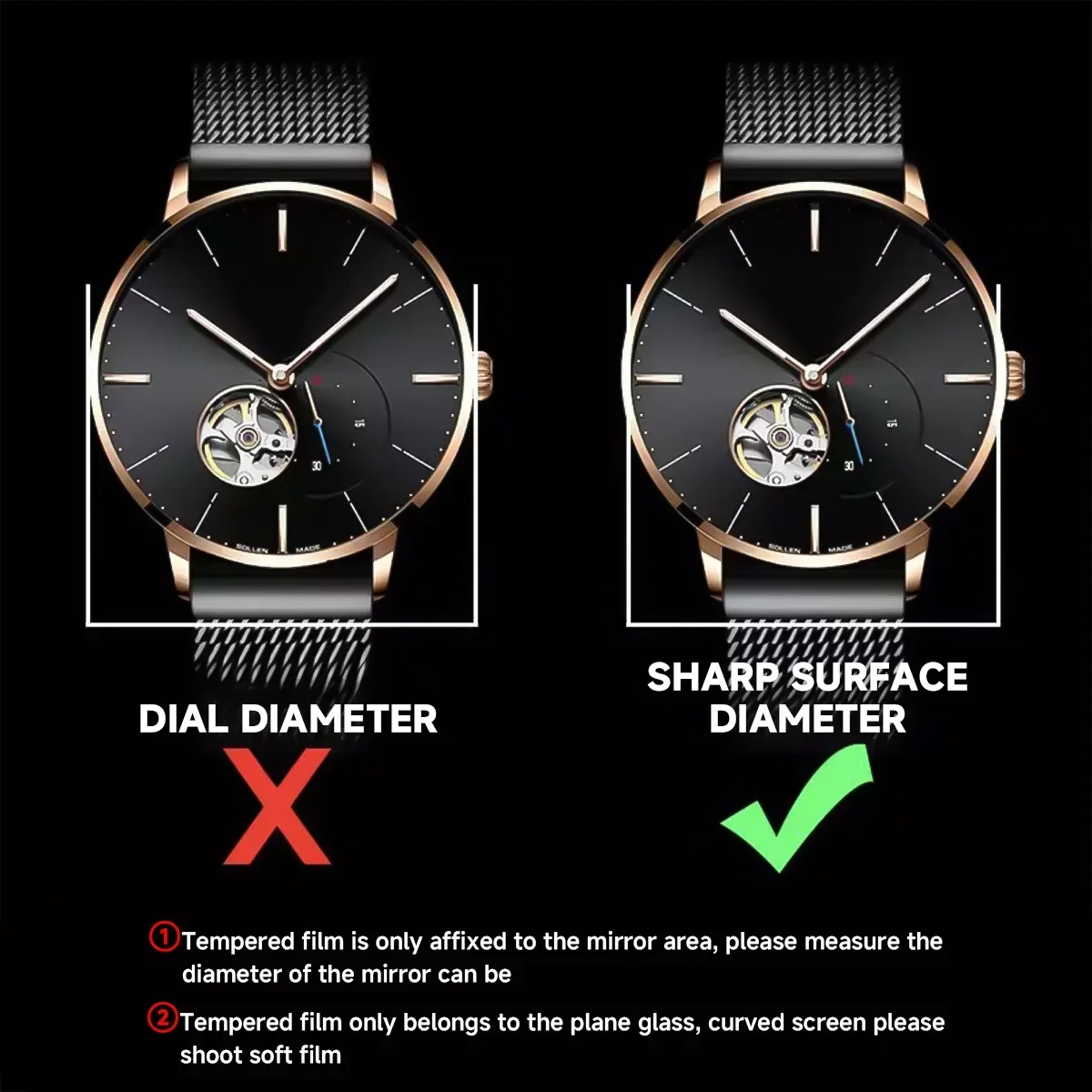 Protector de pantalla de vidri - Smartwatch Screen Film reseña y precio
