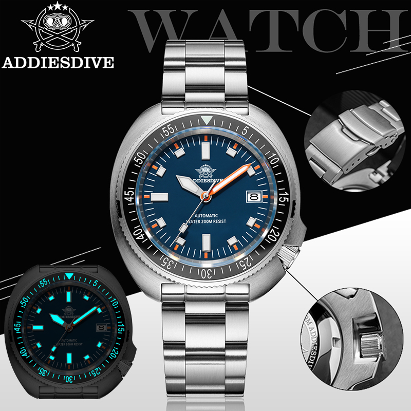 Reloj automático ADDIESDIVE NH - Anti Blue Light Film reseña y precio