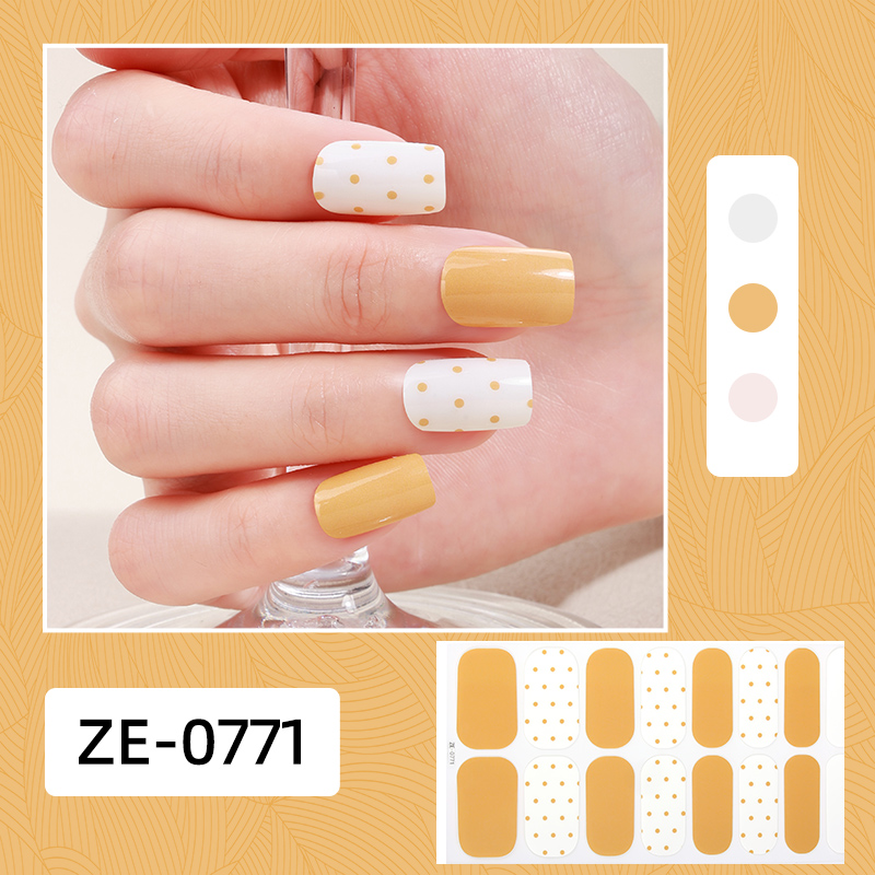 16 puntas de pegatinas de uñas - Full Cover Adhesive reseña y precio
