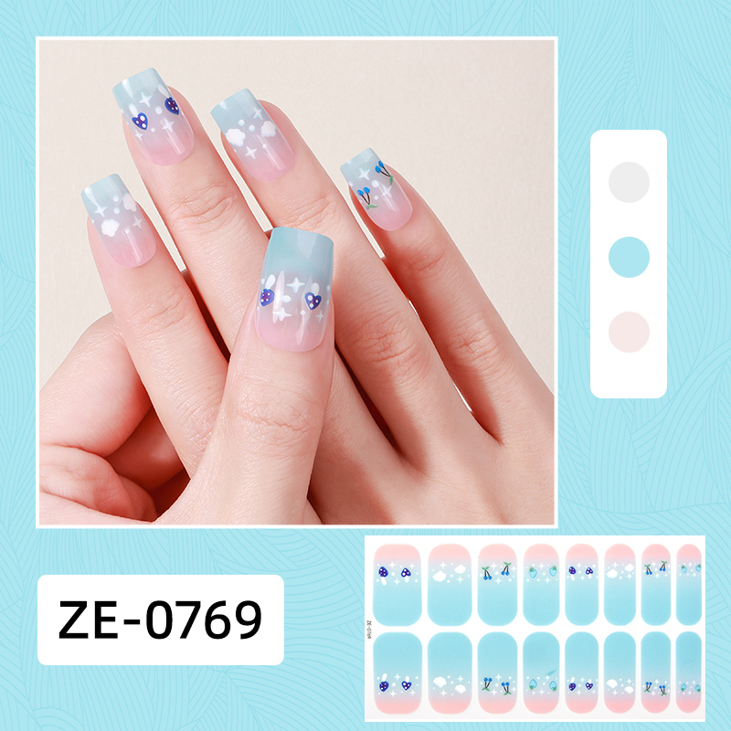 16 puntas de pegatinas de uñas - Full Cover Adhesive reseña y precio