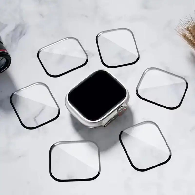 1-5 uds película antiarañazos  - Smartwatch Screen Film reseña y precio