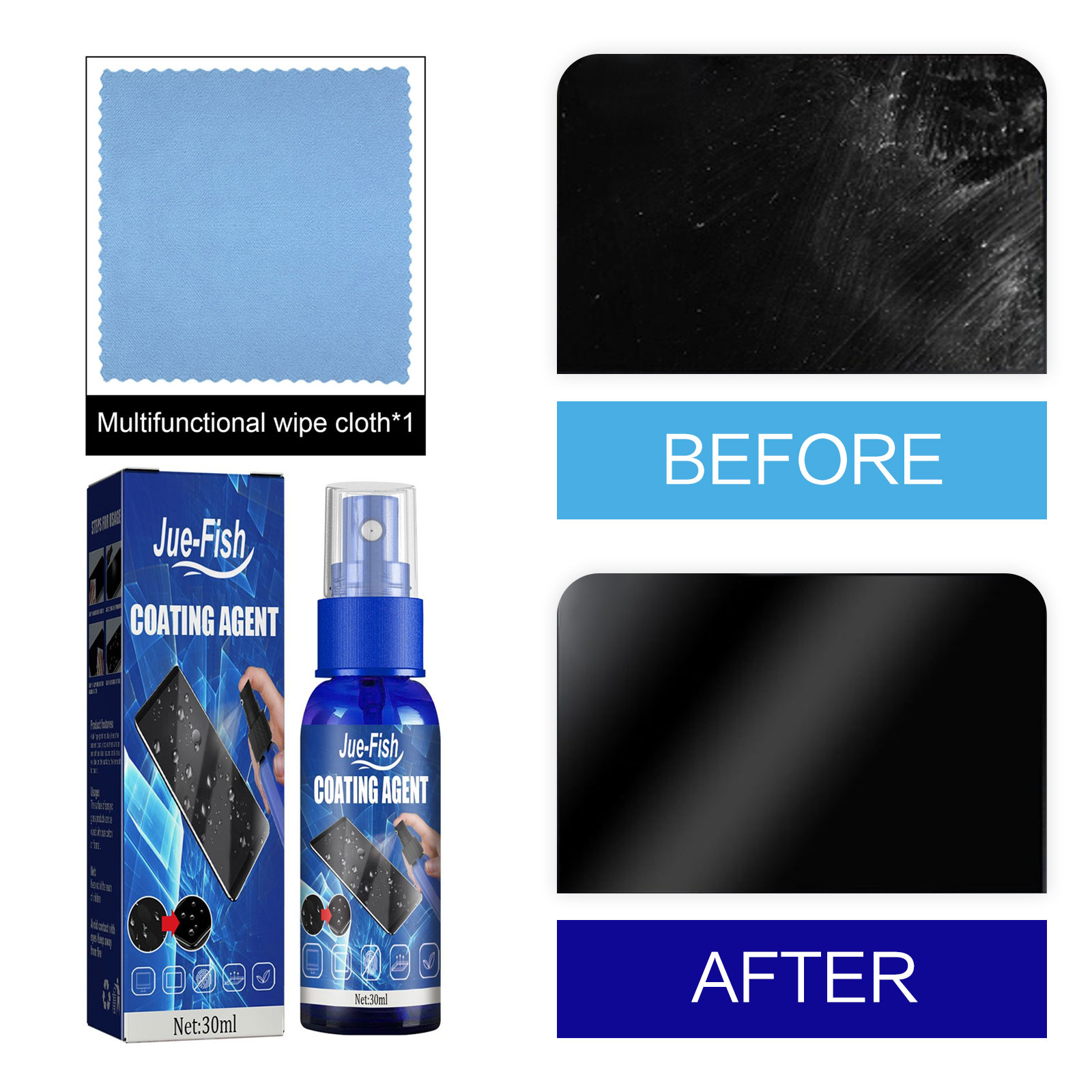 Protector de pantalla líquido, - Oleophobic Coating Spray reseña y precio